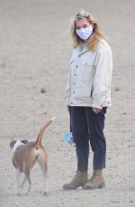FLORENCE PUGH Out with Her Dog at a Dog Park in Los Angeles 12/14/2020