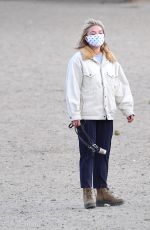 FLORENCE PUGH Out with Her Dog at a Dog Park in Los Angeles 12/14/2020