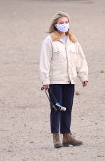 FLORENCE PUGH Out with Her Dog at a Dog Park in Los Angeles 12/14/2020