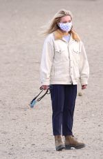 FLORENCE PUGH Out with Her Dog at a Dog Park in Los Angeles 12/14/2020