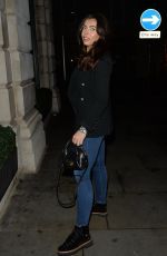 FRANCESCA ALLEN Arrives at Novikov Restaurant in London 12/15/2020