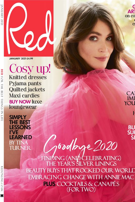 GEMMA ARTERTON in Red Magazine, UK January 2021