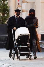 GIGI and BELLA HADID Out and About in New York 12/15/2020