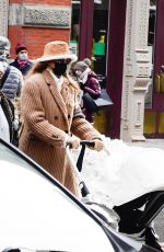 GIGI HADID Out with Her Baby in New York 12/19/2020