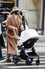 GIGI HADID Out with Her Baby in New York 12/19/2020