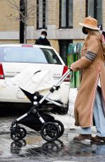 GIGI HADID Out with Her Baby in New York 12/19/2020