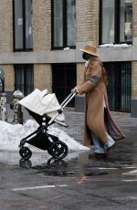 GIGI HADID Out with Her Baby in New York 12/19/2020