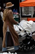 GIGI HADID Out with Her Baby in New York 12/19/2020
