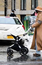 GIGI HADID Out with Her Baby in New York 12/19/2020