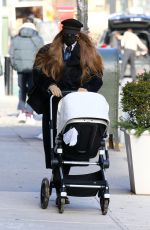 GIGI HADID Out with Her Daughter in New 12/15/2020