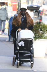 GIGI HADID Out with Her Daughter in New 12/15/2020