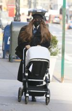 GIGI HADID Out with Her Daughter in New 12/15/2020