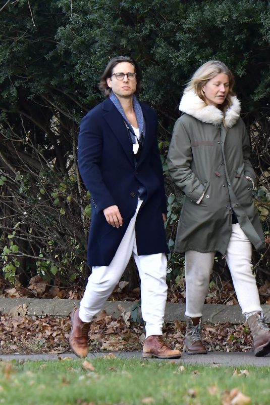 GWYNETH PALTROW and Brad Falchuk Out in New York 11/29/2020