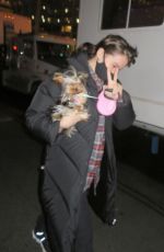 HAILEE STEINFELD Arrives at Makeup Hair Trailer in New York 12/09/2020