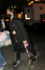 HAILEE STEINFELD Arrives at Makeup Hair Trailer in New York 12/09/2020