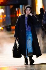 HAILEE STEINFELD on the Set of Hawkeye in New York 12/04/2020