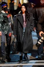 HAILEE STEINFELD on the Set of Hawkeye in New York 12/04/2020