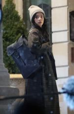 HAILEE STEINFELD on the Set of Hawkeye in New York 12/06/2020