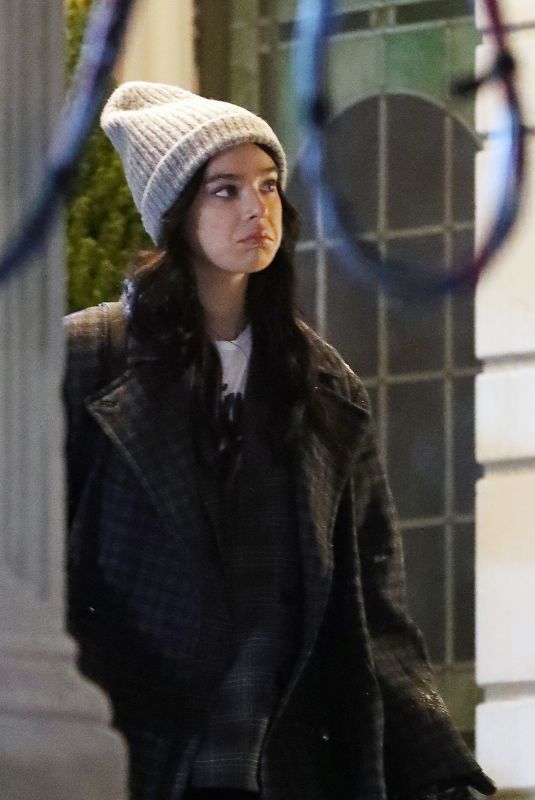 HAILEE STEINFELD on the Set of Hawkeye in New York 12/06/2020