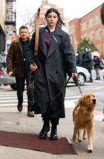 HAILEE STEINFELD on the Set of Hawkeye in New York 12/08/2020