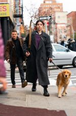 HAILEE STEINFELD on the Set of Hawkeye in New York 12/08/2020