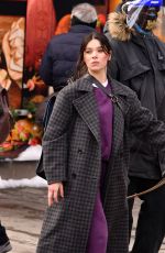 HAILEE STEINFELD on the Set of Hawkeye in New York 12/08/2020