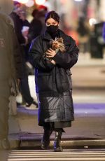 HAILEE STEINFELD Out with her Dog in New York 12/09/2020