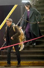 HAILEE STEINFERLD on the Set of Hawkeye in New York 12/02/2020