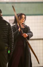 HAILEE STEINFERLD on the Set of Hawkeye in New York 12/02/2020