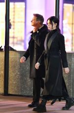 HAILEE STIENFELD and Jeremy Renner on the Set of Hawkeye in New York 12/09/2020