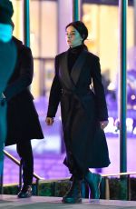 HAILEE STIENFELD and Jeremy Renner on the Set of Hawkeye in New York 12/09/2020