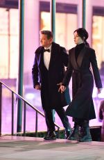 HAILEE STIENFELD and Jeremy Renner on the Set of Hawkeye in New York 12/09/2020