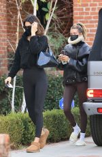 HAILEY BIEBER and KENDALL JENNER Heading to a Gym in Los Angeles 12/14/2020