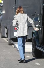 HAILEY BIEBER Arrives at a Movie Set in West Hollywood 12/15/2020