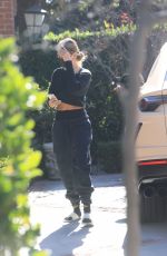 HAILEY BIEBER Arrives at a Pilates Class in Los Angeles 12/18/2020