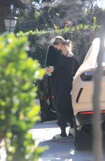 HAILEY BIEBER Arrives at a Pilates Class in Los Angeles 12/18/2020