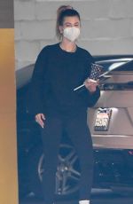 HAILEY BIEBER Arrives at Office Building in Los Angeles 12/22/2020