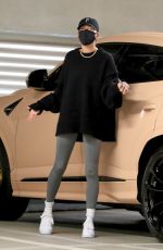 HAILEY BIEBER at a Medical Building in West Hollywood 12/17/2020