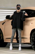 HAILEY BIEBER at a Medical Building in West Hollywood 12/17/2020