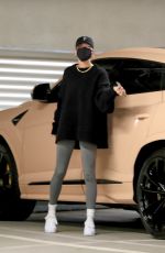 HAILEY BIEBER at a Medical Building in West Hollywood 12/17/2020