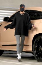 HAILEY BIEBER at a Medical Building in West Hollywood 12/17/2020