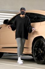 HAILEY BIEBER at a Medical Building in West Hollywood 12/17/2020