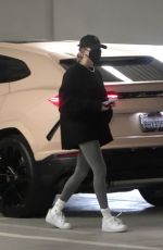 HAILEY BIEBER at a Medical Building in West Hollywood 12/17/2020