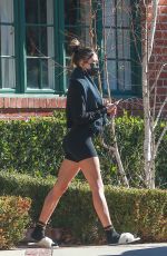 HAILEY BIEBER Leaves a Pilates Class in Los Angeles 12/18/2020