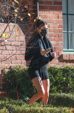 HAILEY BIEBER Leaves a Pilates Class in Los Angeles 12/18/2020