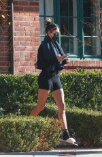 HAILEY BIEBER Leaves a Pilates Class in Los Angeles 12/18/2020