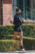 HAILEY BIEBER Leaves a Pilates Class in Los Angeles 12/18/2020