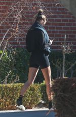 HAILEY BIEBER Leaves a Pilates Class in Los Angeles 12/18/2020