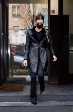 HAILEY BIEBER Leaves Her Apartment in New York 12/01/2020