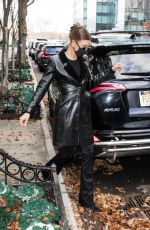 HAILEY BIEBER Leaves Her Apartment in New York 12/01/2020